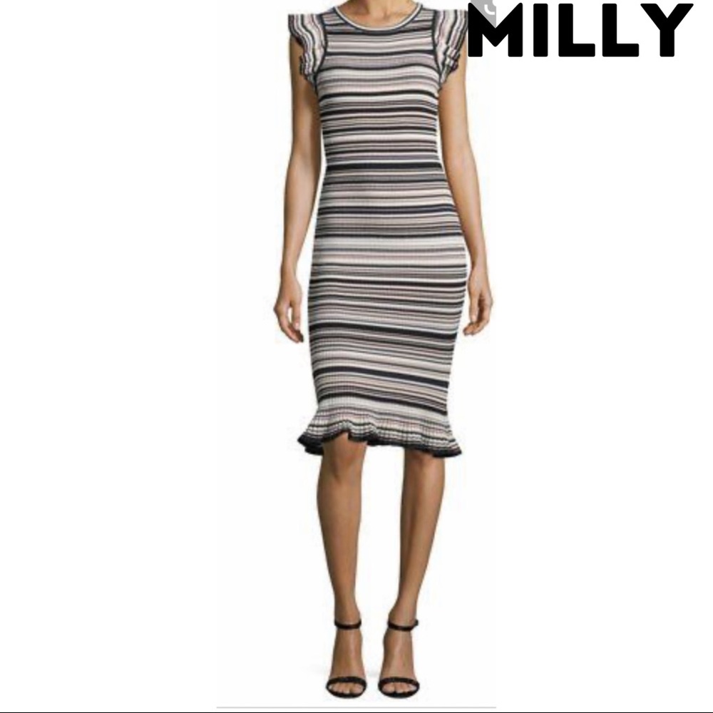 Milly Striped Mermaid dress - Picture 7 of 9